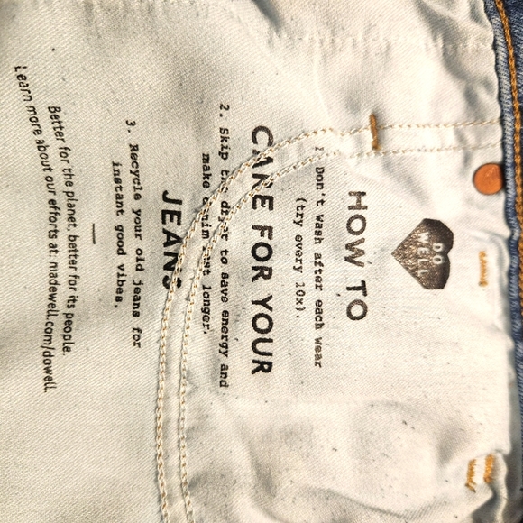 EUC Madewell 10" High Rise Skinny Jeans in Dewitt Wash | Size 30 - Picture 13 of 13